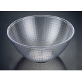 Heat sell transparent round disposable plastic fruit bowl